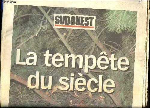 Sud ouest tempête du - sud,